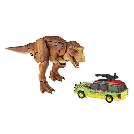 Figura Transformers Collaborative: Jurassic Park Mash-Up, Tyrannocon Rex & Autobot JP93 - F0632 - Hasbro - Webiishop