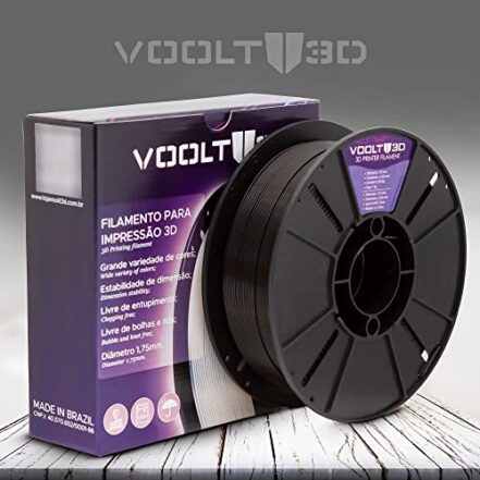 Filamento ABS Natural 1kg - 1.75Mm Voolt 3D Para Impressora 3D - Webiishop