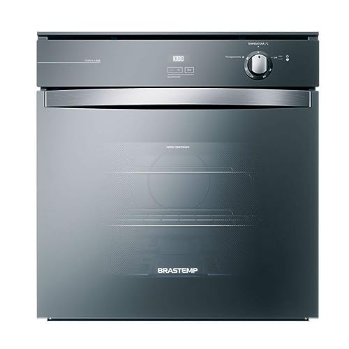 Forno de Embutir a Gás Brastemp 78 Litros Cor Inox Espelhado com Grill e Timer Touch - BOA84AR 220V - Webiishop