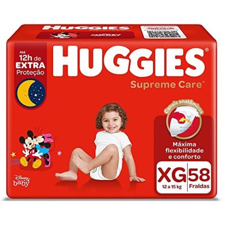 Fralda Huggies Supreme Care XG 58 unidades - Webiishop