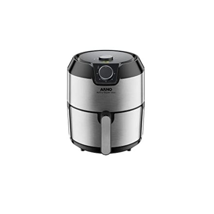 Fritadeira Elétrica sem óleo AirFry Super Inox, Arno, IFRY, Preta e Inox - Webiishop