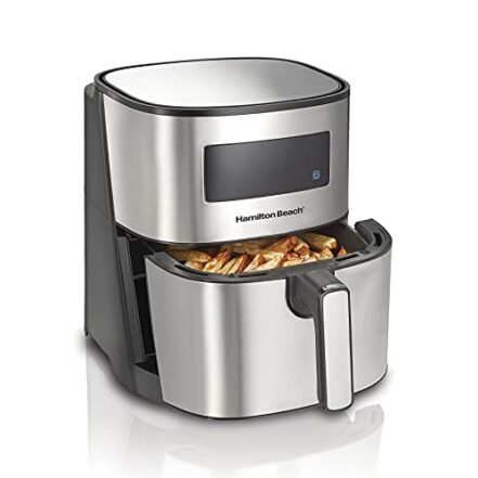 Fritadeira Sem Óleo AIR FRYER DIGITAL Hamilton Beach 5.0L 110v Cinza, 1700W - 35051 - Webiishop