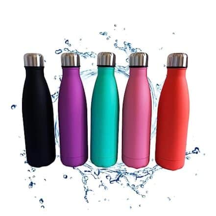 Garrafa De Água Portatil Inox Térmica Squeeze Com Camada Dupla Para Academia Esporte 500 ML Quente Frio UTIMAIS+ (Roxo) - Webiishop