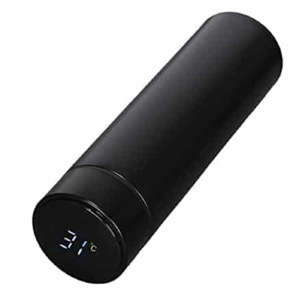 Garrafa Térmica Café, Água C/Sensor De Temperatura Em Led Cor:Preto - Webiishop