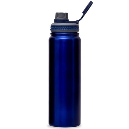 Garrafa de Água Térmica Em Aço Inoxidável Antivazamento Com Alça e Infusor 750ml (Azul Marinho) - Webiishop