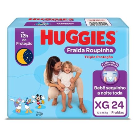HUGGIES Fralda Tripla Prot. Roup. Xg - 24Und - Webiishop