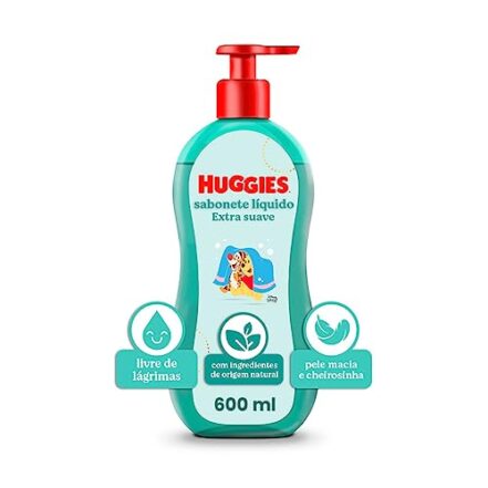 HUGGIES Sabonete Líquido Huggies Extra Suave - 600Ml - Webiishop