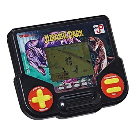Hasbro Gaming Jogo Eletrônico Retrô Tiger Electronics Jurassic Park LCD Videogame Portátil - F2838, Cores diversas - Webiishop