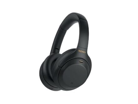 Headphone Sony WH-1000XM4 Preto sem fio Bluetooth e com Noise Cancelling (cancelamento de Ruído) | WH-1000XM4BMUC - Webiishop