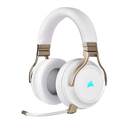 Headset Gamer Corsair Virtuoso RGB WIRELESS, Surround 7.1, Drivers 50mm, Múltiplas Plataformas, Pérola - CA-9011224-NA - Webiishop