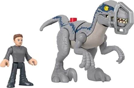 Imaginext Jurassic World Figura Ação Blue Mecanismo de Fuga - Webiishop