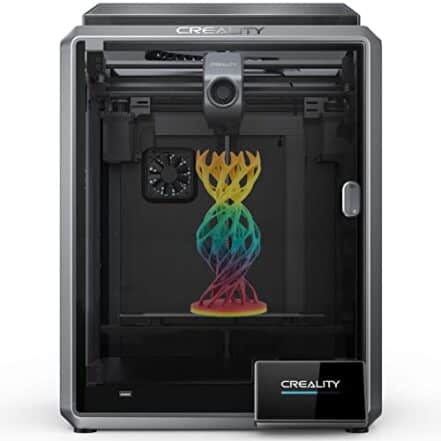 Impressora 3D Creality K1 velocidade de impressão de 600 mm/s com aceleração de 20000 mm/s², 12 vezes mais rápida e eficiente com hotend de fluxo máximo de 32 mm³/s, nivelamento automático - Webiishop