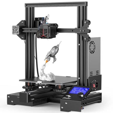 Impressoras 3D Creality Ender 3 Neo 3D oficiais, impressora 3D FDM Econômica com cama de nivelamento CR Touch Auto Aux, Extrusor de Metal, Código Totalmente Aberto - Webiishop