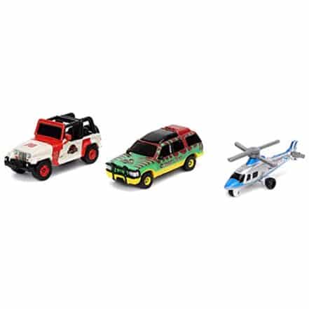 JADA PACK COM 3 NANO CARS HOLLYWOOD RIDES JURASSIC PARK - Webiishop