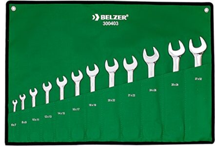Jogo De Chaves Fixa 12 Peças Belzer Verde 6 A 32 Mm - Webiishop