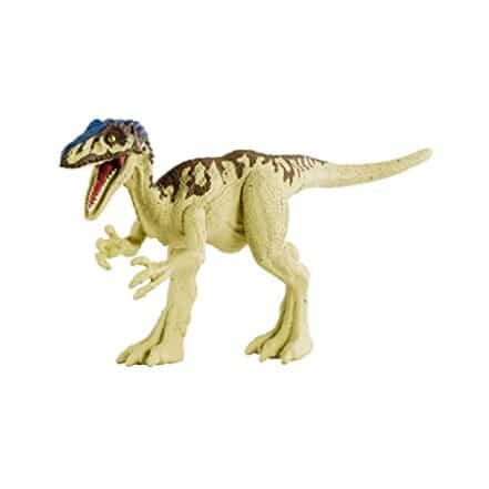 Jurassic World Camp Cretaceous Attack Pack Coelurus Dinosaur Figure with 5 Articulation Points, Realistic Sculpting & Texture; for Ages 4 Years Old & Up - Webiishop