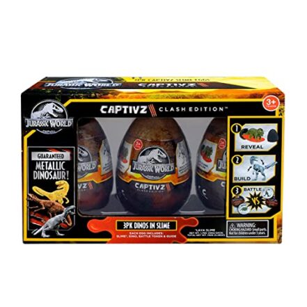 Jurassic World - Dinossauro Surpresa - Kit 3 Ovos Surpresa - Webiishop
