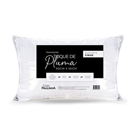 Kit 04 Travesseiros Toque de Pluma King Ganso Percal 180 Fios 90x50cm Lavável em Máquina - Webiishop