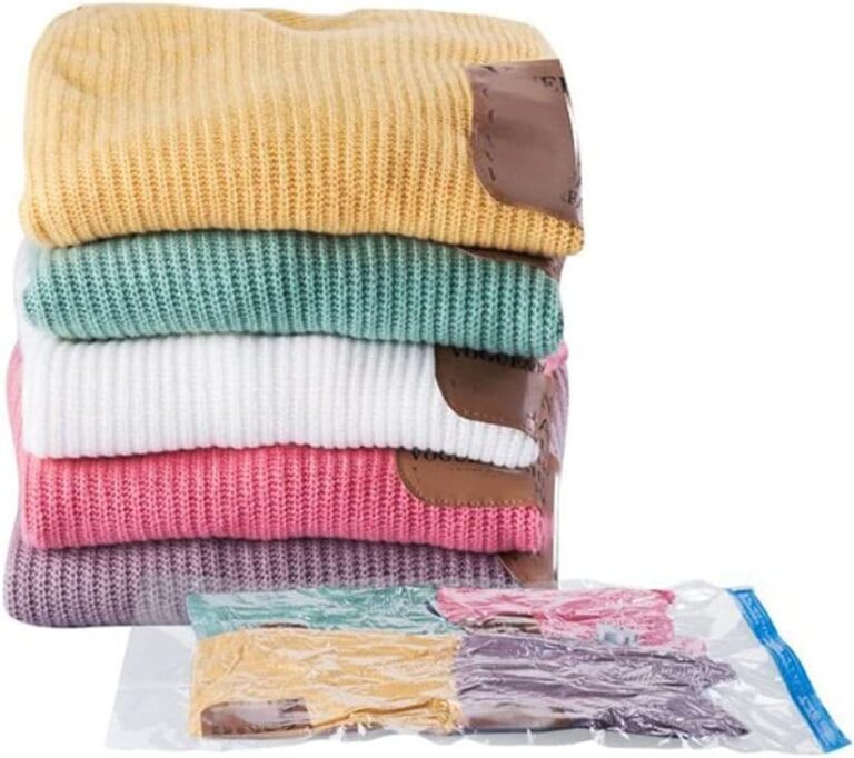 Kit 10 Saco a Vácuo Roupa Viagem 50 x 60 cm + Bomba + Capa Travesseiro Impermeável SMS Confort Line - Webiishop
