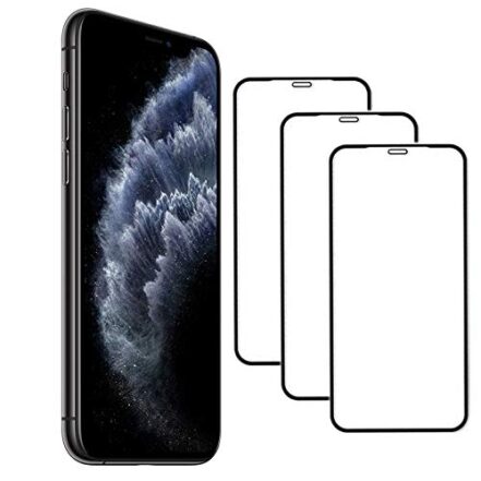 Kit 3x Películas de Vidro 3D Temperado Compatível iPhone 11 11 Pro 11 Pro Max + Kit Aplicação (iPhone 11) - Webiishop