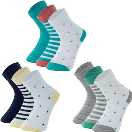 Kit 9 Pares Meias Infantil Menino Mash Bebê Recém Nascido Criança Cano Médio - Webiishop