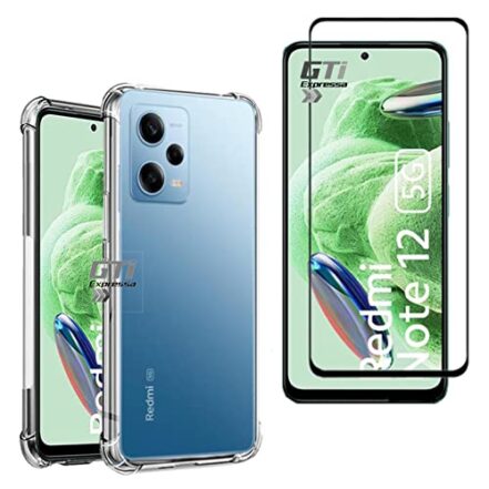 Kit Capa Anti Impacto e Película De Vidro 3D 9D Para Redmi Note 12 5G - Webiishop