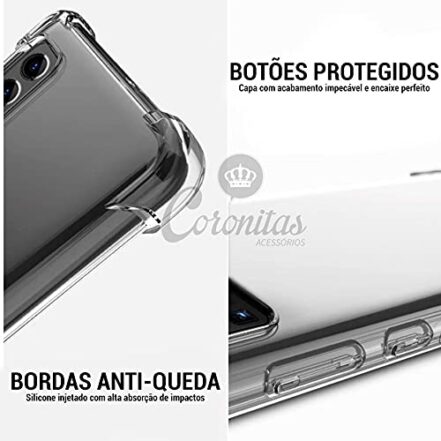 Kit Capa Anti Impacto para Samsung Galaxy S21 Fe + Película 3D Vidro - Webiishop