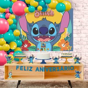Kit Festa Facil Stitch Disney Decoracao Aniversario 0