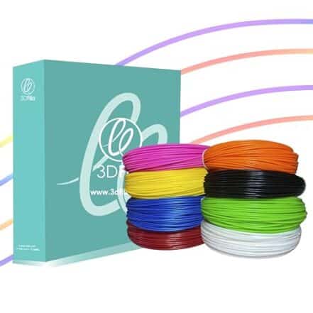 Kit Refil Filamento PLA para Caneta 3D e Impressora 3d 8 cores 220m 600g - Webiishop