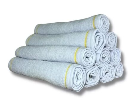 Kit Toalha Para Academia 4 Peças Esporte Fitness Malhação (Branco) - Webiishop