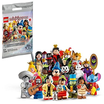 LEGO Minifigures Disney 100 71038, Limited Edition Collectible Figures for Disney 100 Celebration, Gift to Encourage Kids Ages 5+ to Enjoy Independent Play (1 of 18 Bags to Collect) - Webiishop
