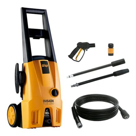 Lavadora de Alta Pressão WAP OUSADA PLUS 2200 1500W 1750 PSI/Libras 342L/h Jato Leque e Concentrado Máquina Voltagem 127 V - Webiishop