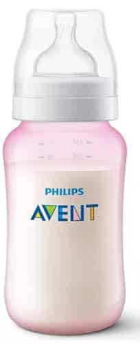 Mamadeira Clássica Anti-Colic 330ML Rosa - Nacional - Webiishop