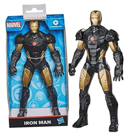 Marvel, Boneco Homem de Ferro Olympus, Preto e Dourado - Webiishop
