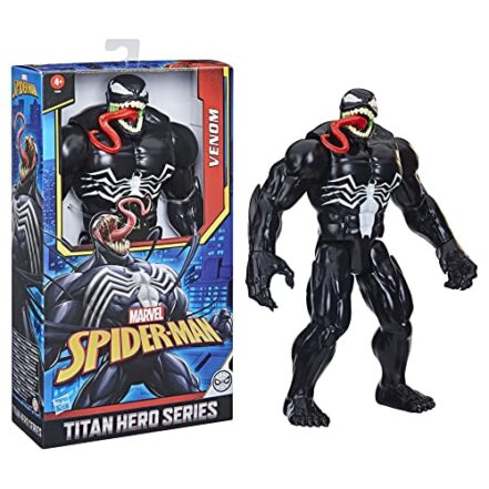 Marvel, Boneco Venom Titan Hero Series, Preto - Webiishop