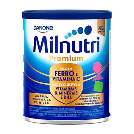 Milnutri Premium Danone Nutricia - Composto Lácteo, Idade Pré Escolar, 800g - Webiishop