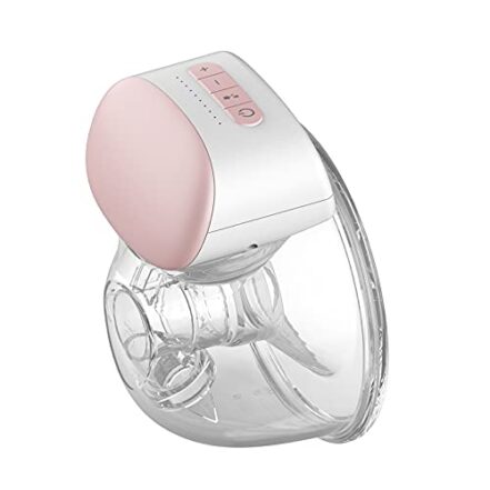 Mingzhe Bomba de mama vestível Mãos Livres Elétrico Único Portátil Copo vestível 8oz/ 240ml Sem BPA 3 Modos 10 Níveis de Sucção Conforto Coletor de Leite de Amamentação com Flange de 24mm - Webiishop