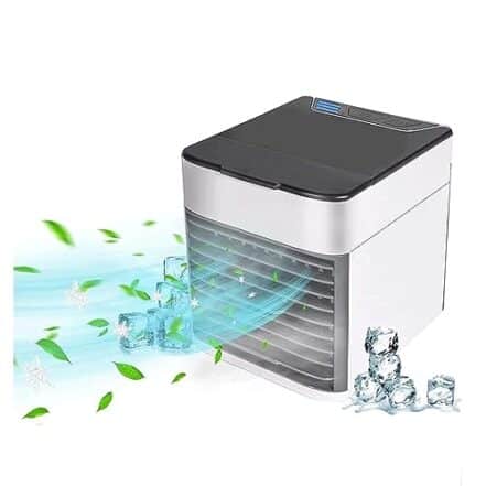 Mini Ar Condicionado PortáTil | Resfriador De Ar Pessoal, Velocidade Do Vento De 3 Marchas Mini Ar-Condicionado | Crie sua zona de resfriamento pessoal para quarto, escritório, uso ao ar livre - Webiishop