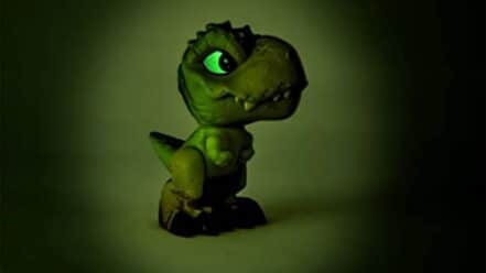 Mini Dinossauro Jurassic T-Rex - Dinos Baby - Licenciado (Marrom) - Webiishop