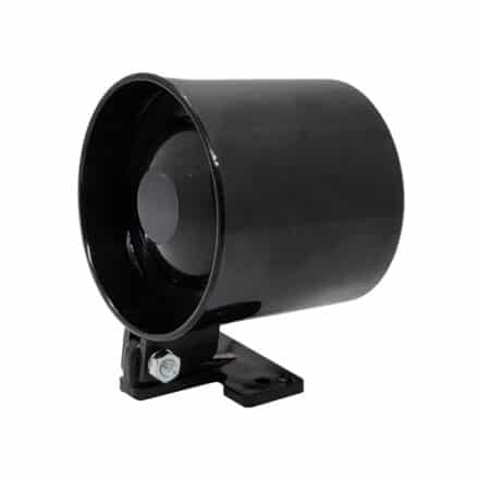 Mini Sirene 12V Preta 120dB Para Alarme Residencial e Incêndio - Webiishop