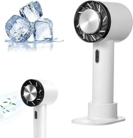 Mini ventilador usb ar condicionado portátil ao ar livre 2200mah bateria sem fio recarregável ventilador de compressão fria portátil cinza - Webiishop