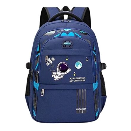Mochila Infantil Leve Mochila Larga Alça de Ombro Bolsa Escolar para Meninos Meninos Menis - Webiishop