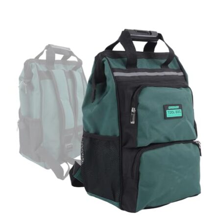 Mochila de Bolsa de Ferramentas, Mochila de Ferramentas de Lona, ​​Bolsa de Ferramentas Durável para Eletricista, 15,7 X 11,8 pol. Bolsas Organizadoras de Ferramentas para - Webiishop