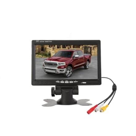 Monitor Portátil 7 Polegadas 12/24V Alta Resolução C/Controle - Webiishop