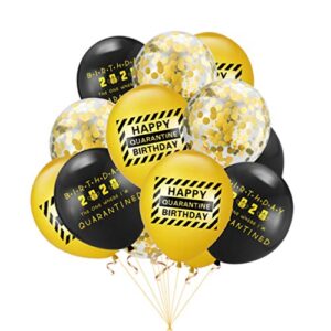 PRETYZOOM 30 baloes de aniversario de quarentena baloes de latex para decoracao de aniversario de quarentena sinal de festa ficar em casa 0