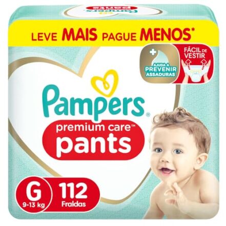 Pampers Fralda Pants Premium Care G 112 Unidades - Webiishop