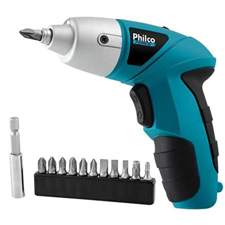 Parafusadeira Philco PPF01 W 4.8V Preto/Azul - Webiishop