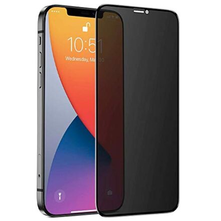 Película de Vidro 3D Tela Toda Privacidade Anti Espião iPhone 12 (iPhone 12) - Webiishop