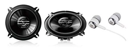 Pioneer TS-G1320S 500 Watts Potência Máxima 5-1/4" 3-Way G-Series Coaxial Full Range Car Audio Stereo Speakers - Webiishop