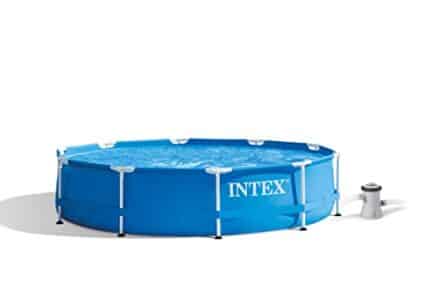 Piscina De Armação Metal Galvanizado 4.485l (bomba Filtro 127v) Intex - Webiishop